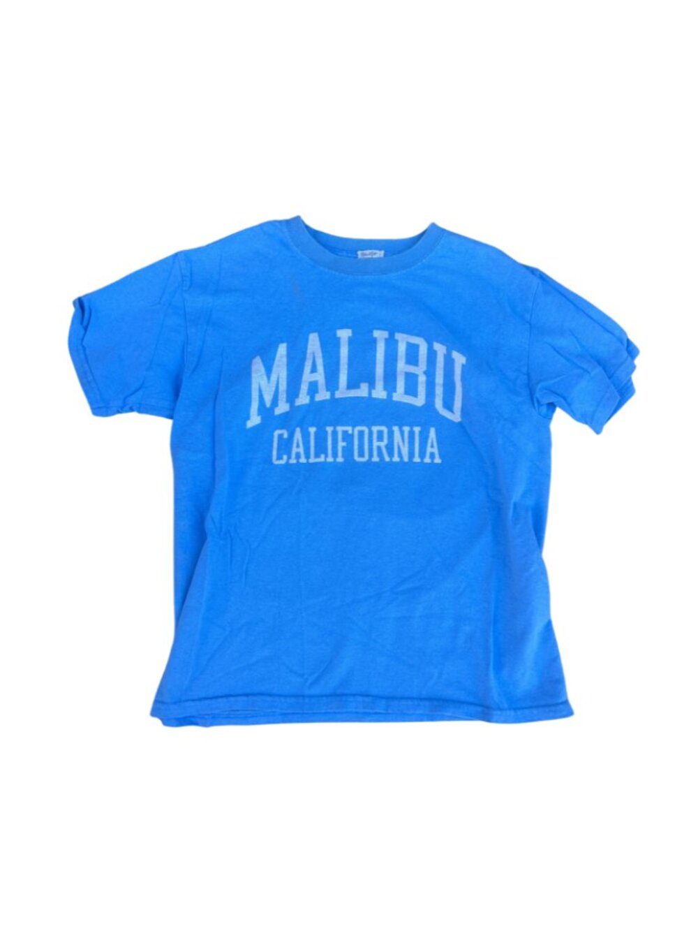 Brandy Melville John Galt Blue Malibu Short Sleeve Top